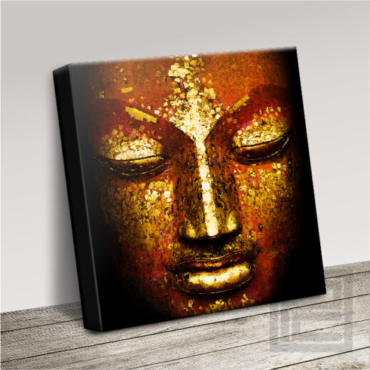 buddha canvas art print - 22x22 inches unframed