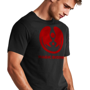 Slim-fit 'Power' T-Shirt - Black