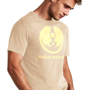 Slim-fit 'Power' T-Shirt - Sand