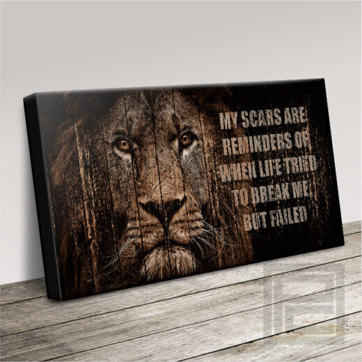 Lion Scars Canvas
