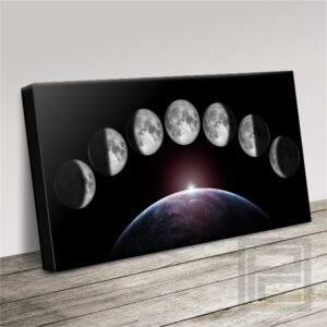 Phases of our Moon Canvas
