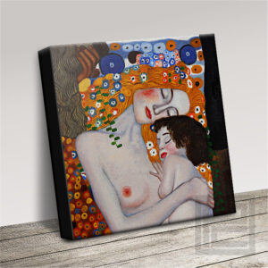 KLIMT Mother and Child Canvas Print